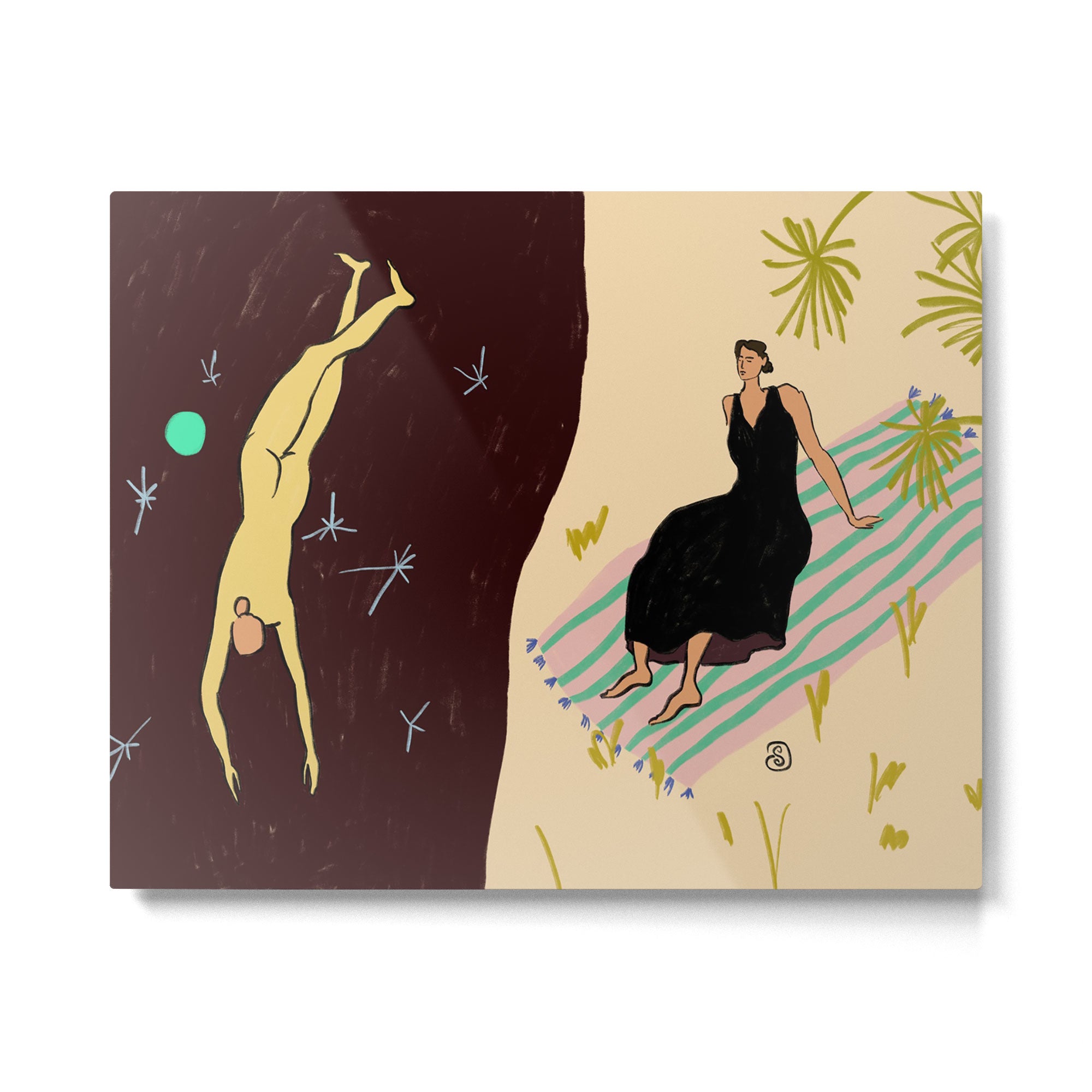YIN AND YANG Metal Print Gallery Image 4