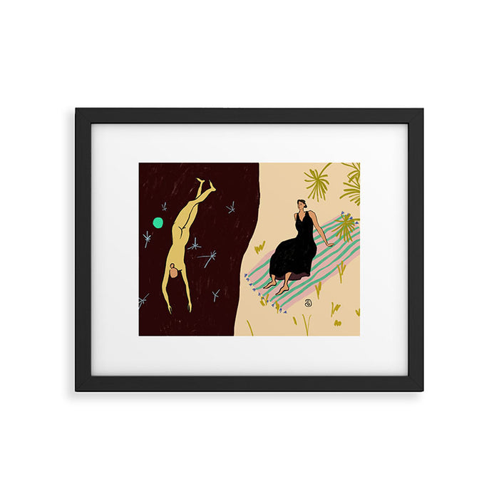 YIN AND YANG Framed Art Print Gallery Image 1