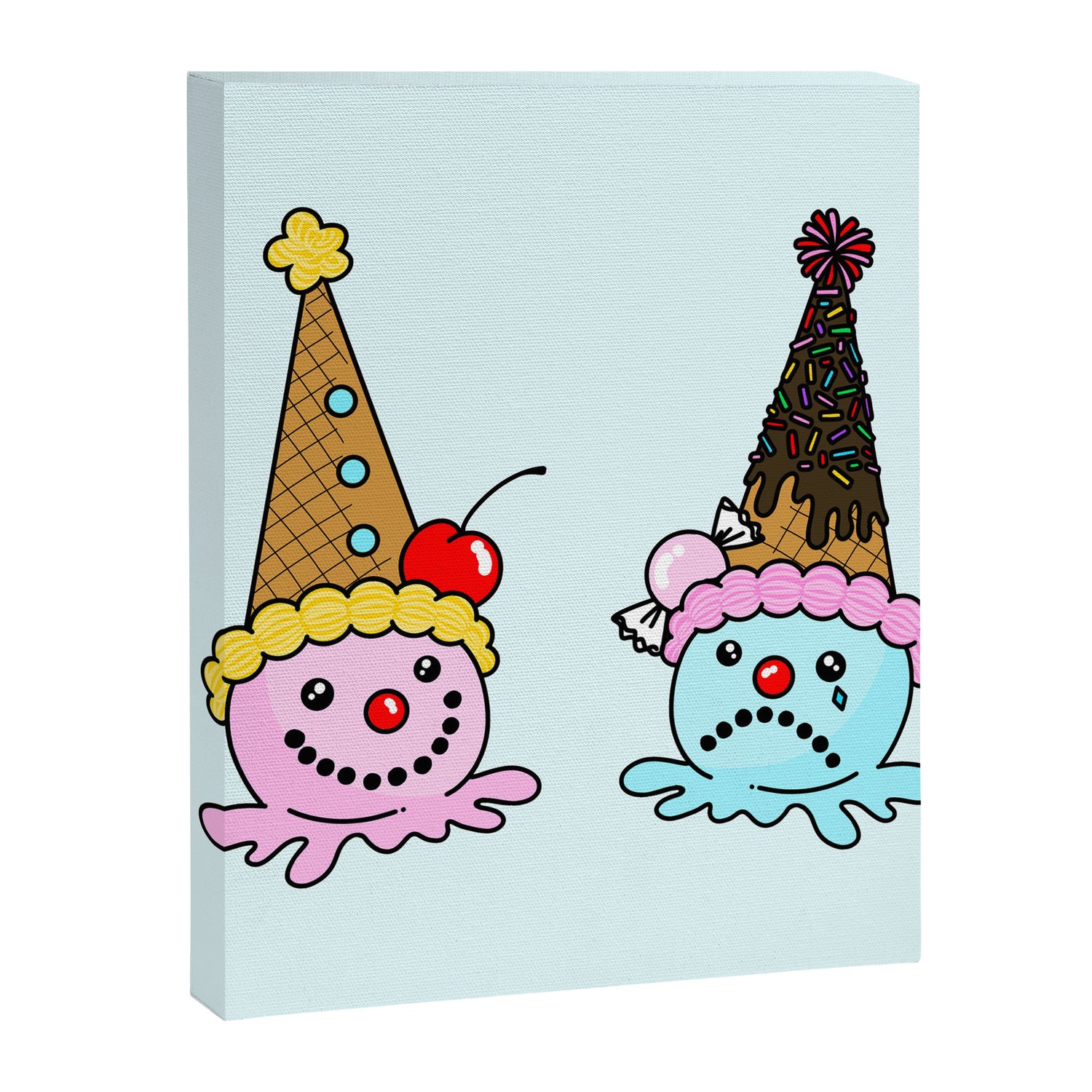 Clown Cones Canvas Print Gallery Image 8