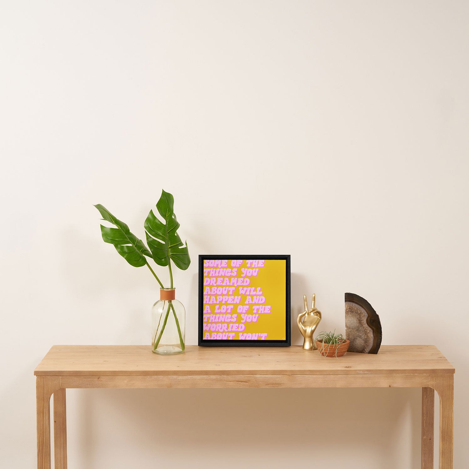 Some Of The Things You Dreamed About Framed Canvas Print Gallery Image 3