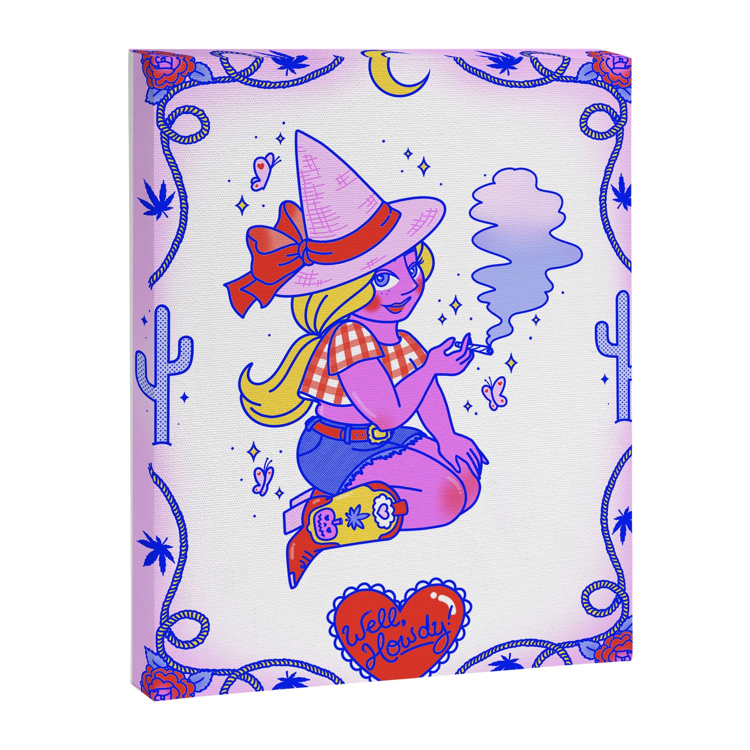 Western Weed Witch Canvas Print Gallery Image 8