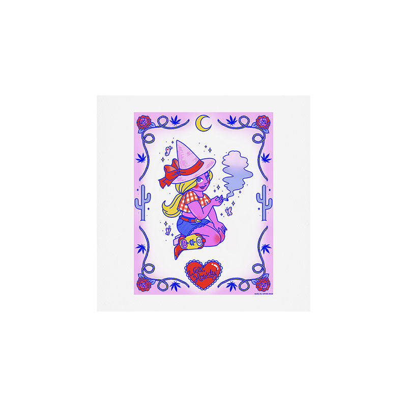 Western Weed Witch Art Print Gallery Image 1
