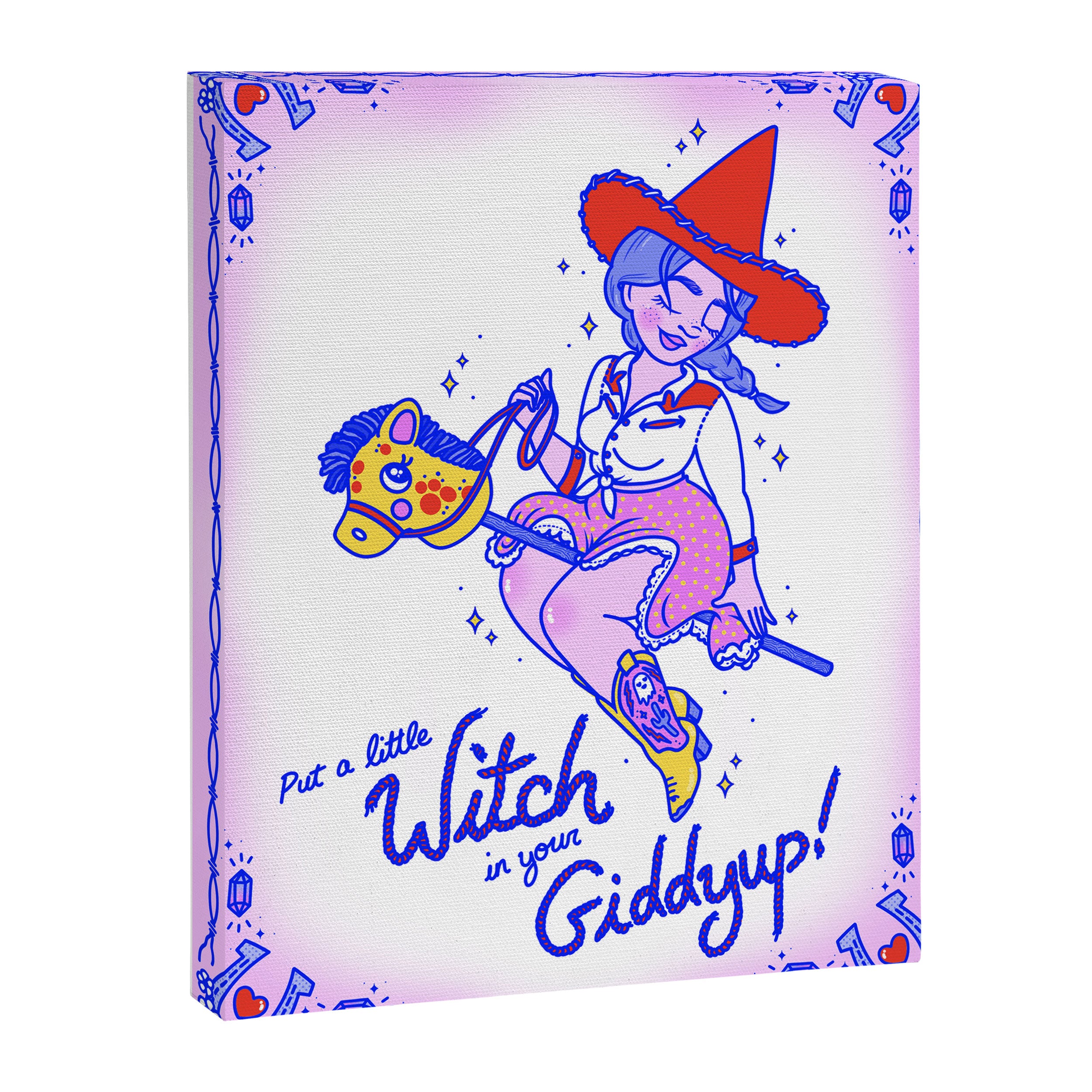Witch In Your Giddyup Canvas Print Gallery Image 8