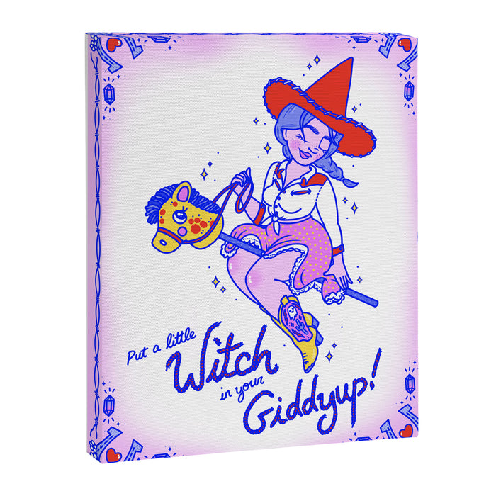 Witch In Your Giddyup Canvas Print Gallery Image 1
