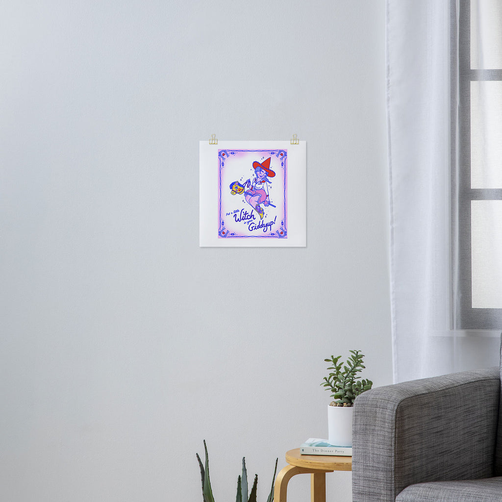 Witch In Your Giddyup Art Print Gallery Image 3