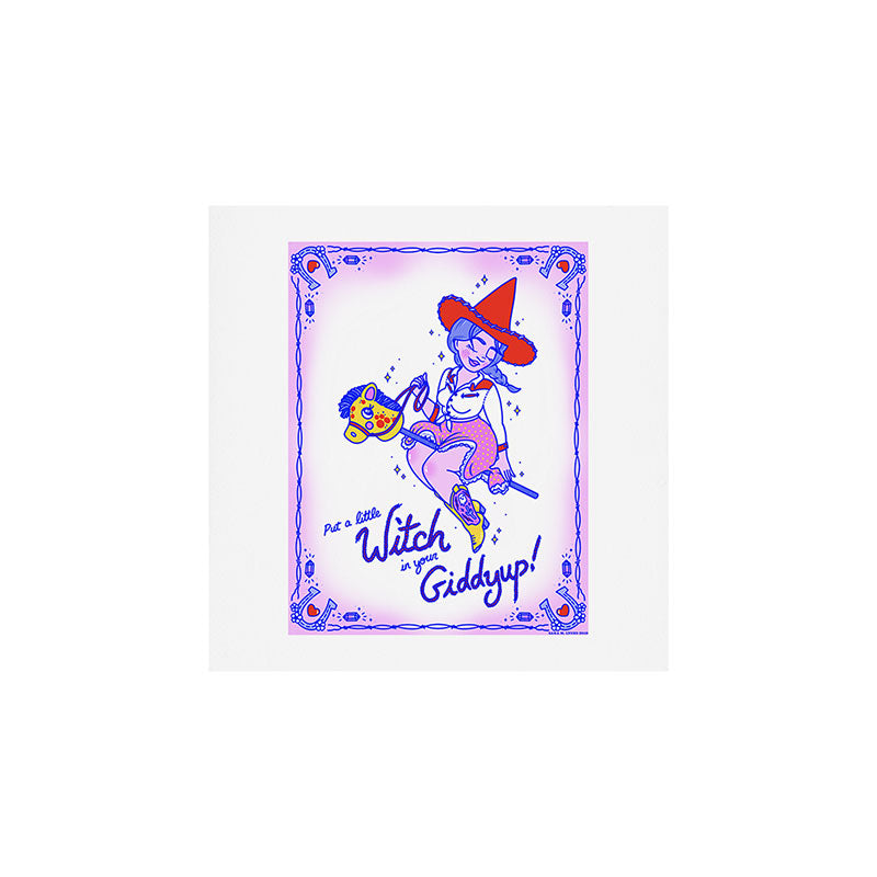 Witch In Your Giddyup Art Print Gallery Image 1