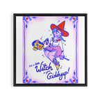 Witch In Your Giddyup Framed Canvas Print Gallery Image 3