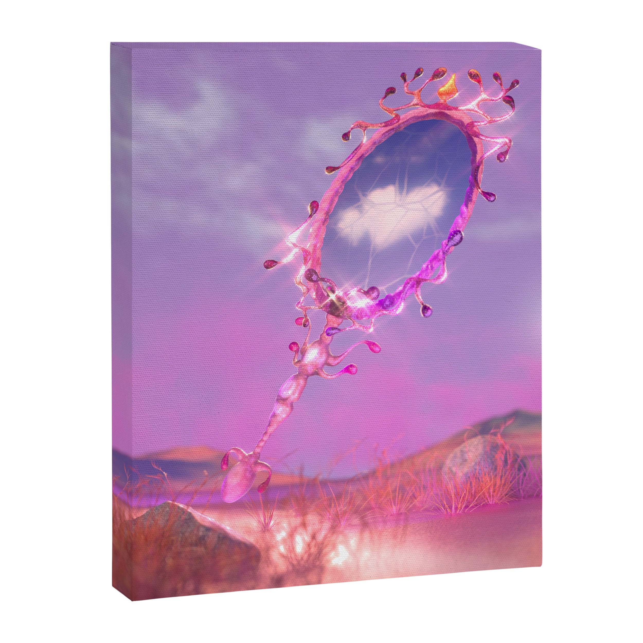 Alien Mirror Canvas Print Gallery Image 6