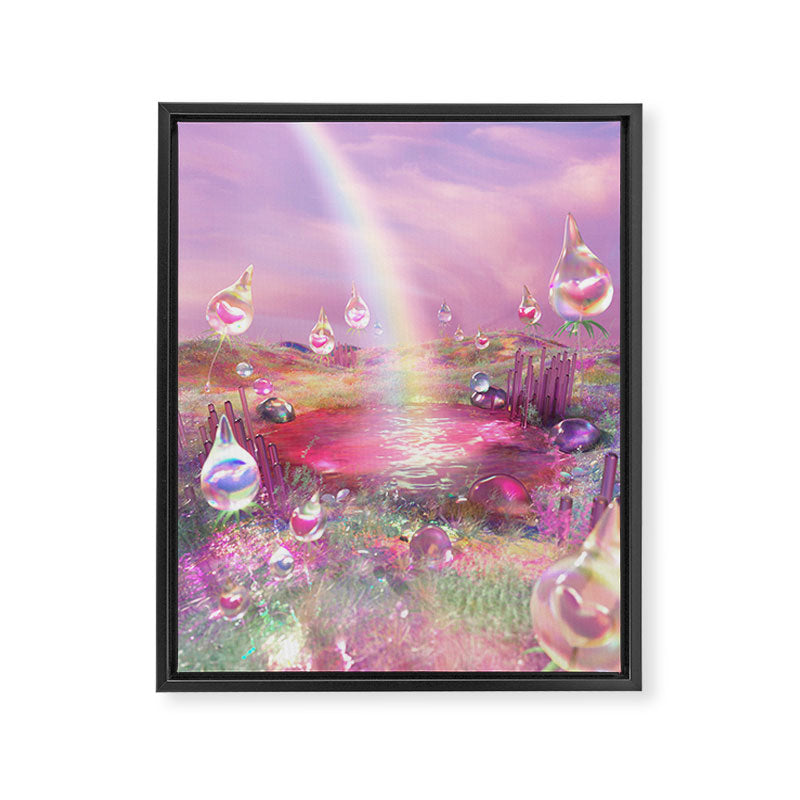 Cosmic Pond Framed Canvas Print Gallery Image 6