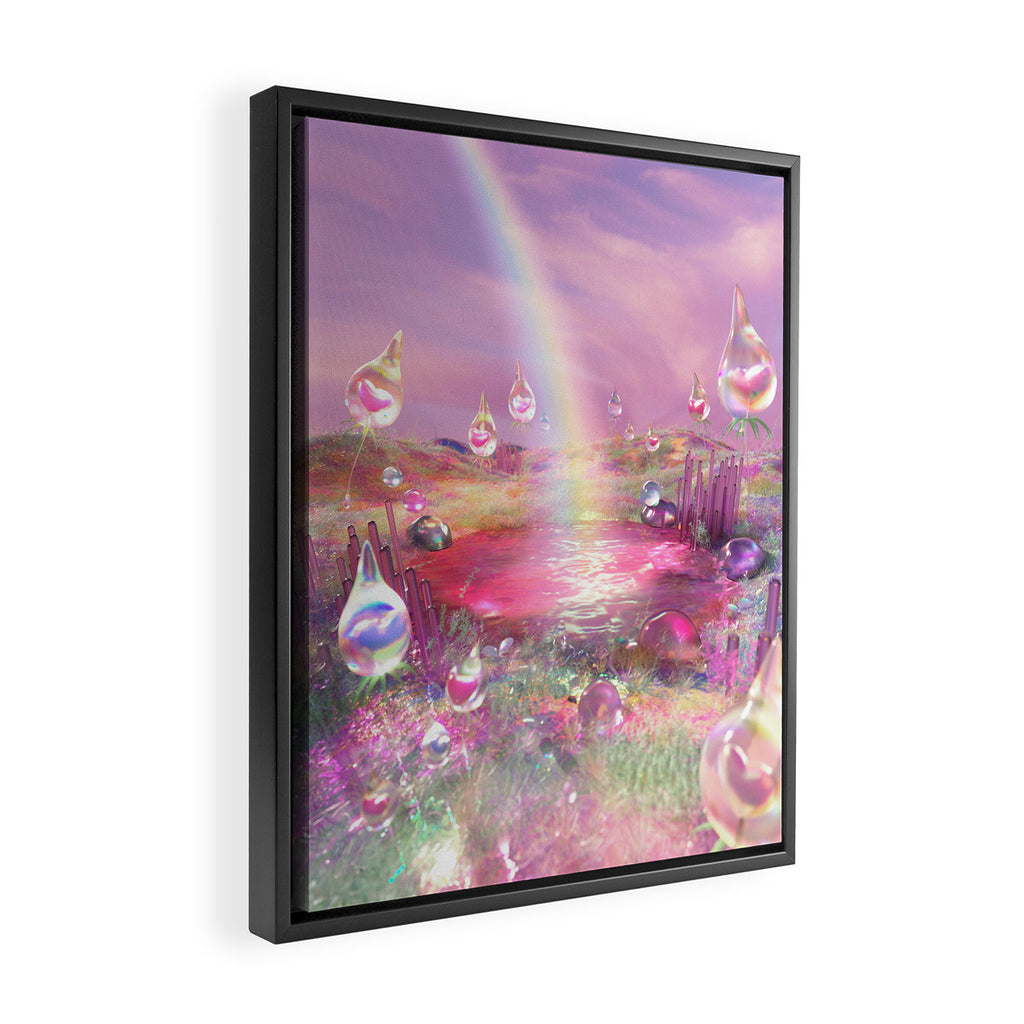 Cosmic Pond Framed Canvas Print Gallery Image 2