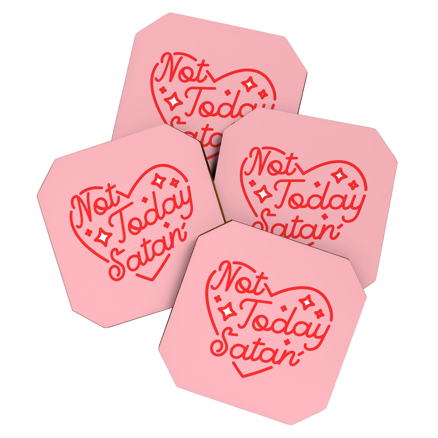 not today satan II Coaster Gallery Image 1