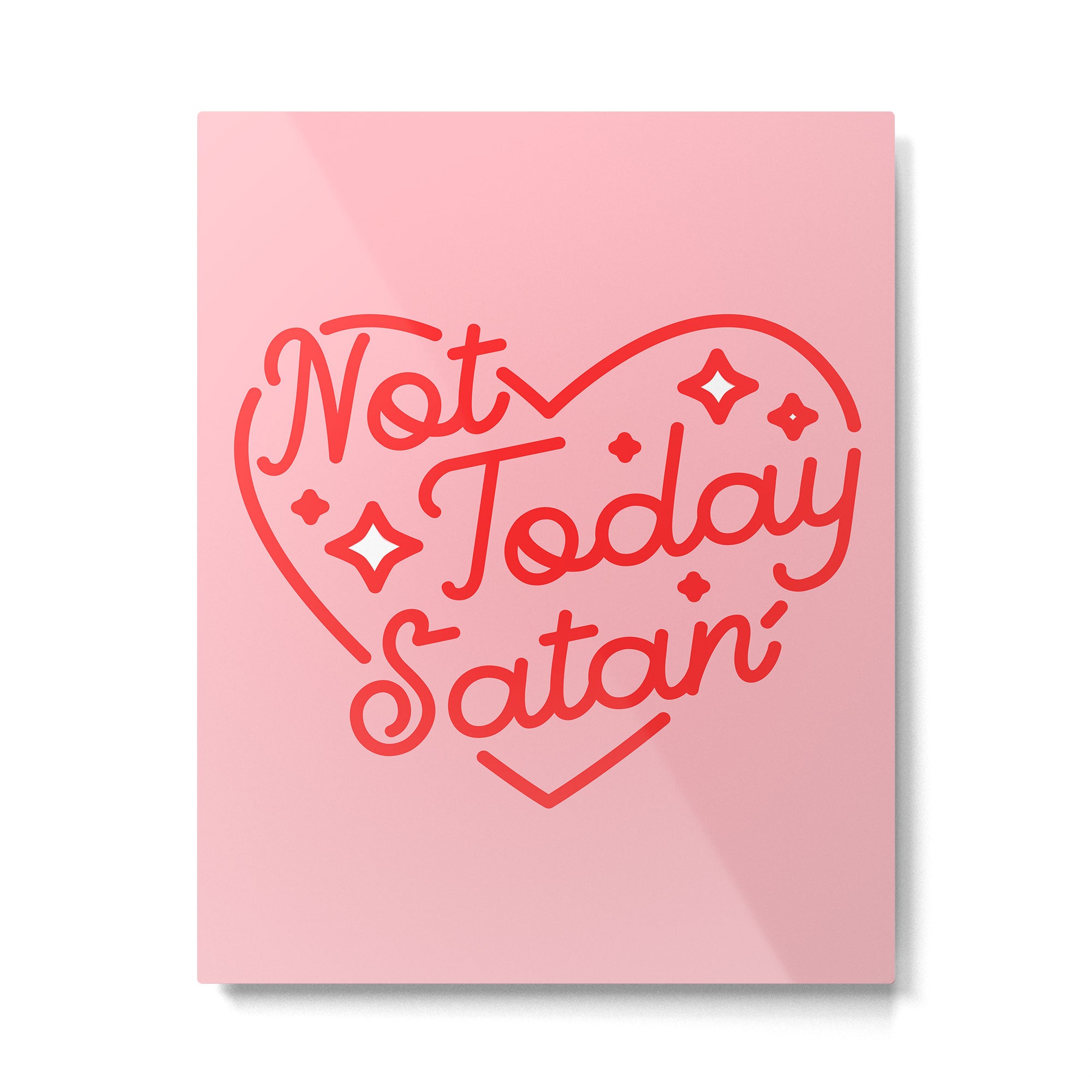 not today satan II Metal Print Gallery Image 6