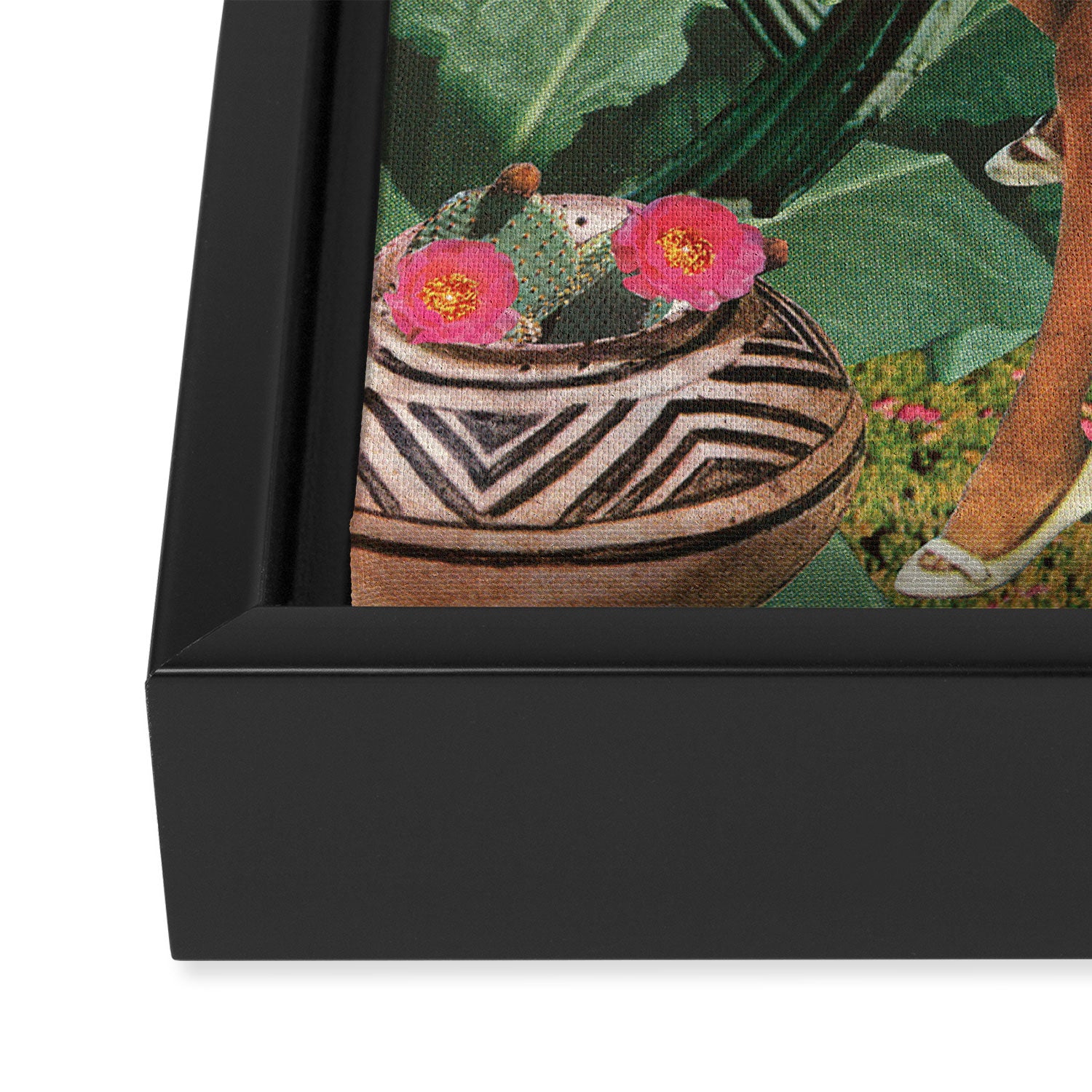 Botanical Cove Framed Canvas Print Gallery Image 3