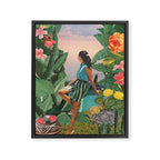Botanical Cove Framed Canvas Print Gallery Image 6