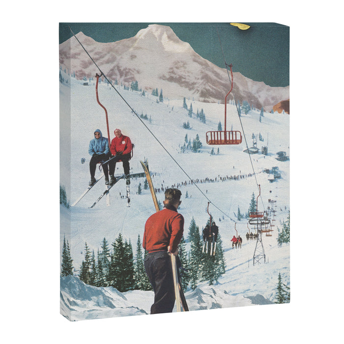 Bridger Skiing Canvas Print Gallery Image 1