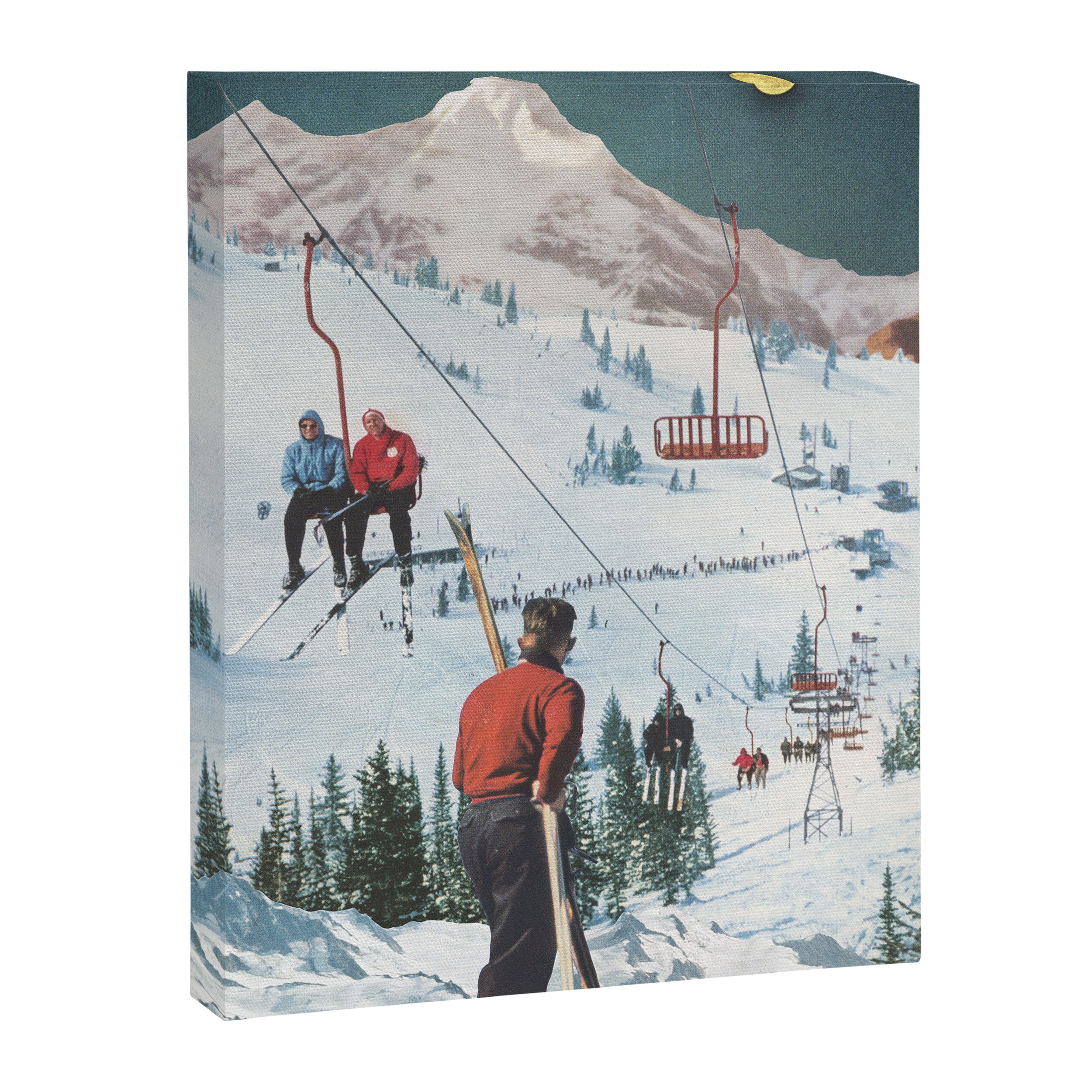 Bridger Skiing Canvas Print Gallery Image 6