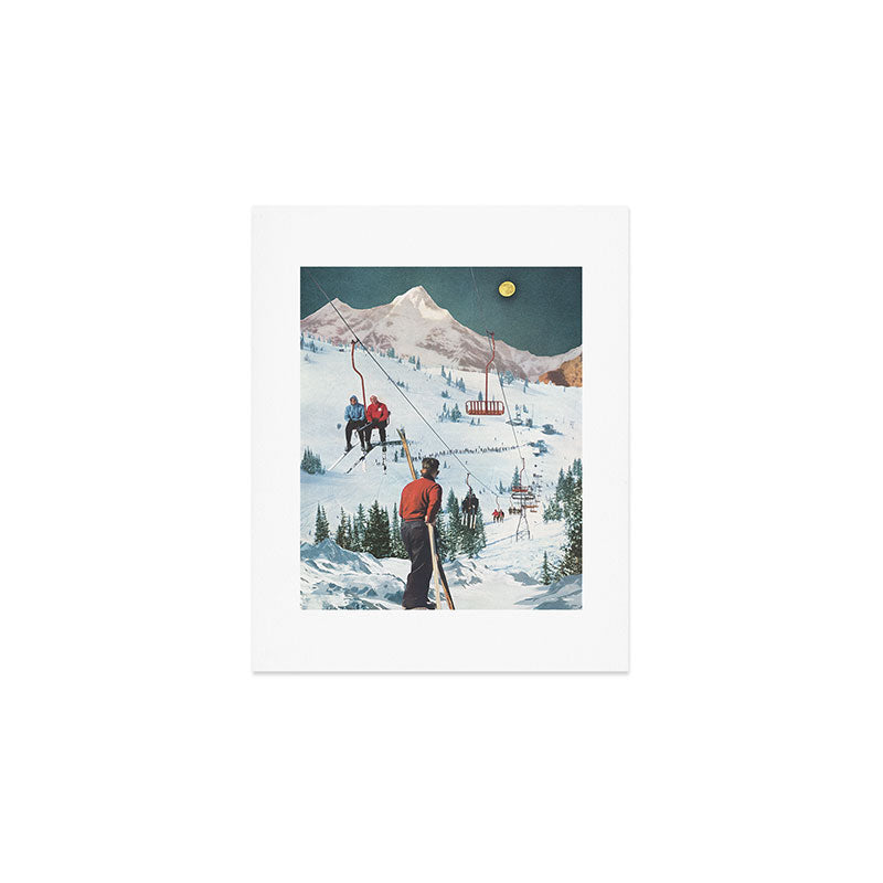Bridger Skiing Art Print Gallery Image 1