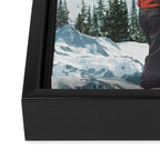 Bridger Skiing Framed Canvas Print Gallery Image 3