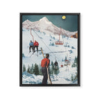 Bridger Skiing Framed Canvas Print Gallery Image 6