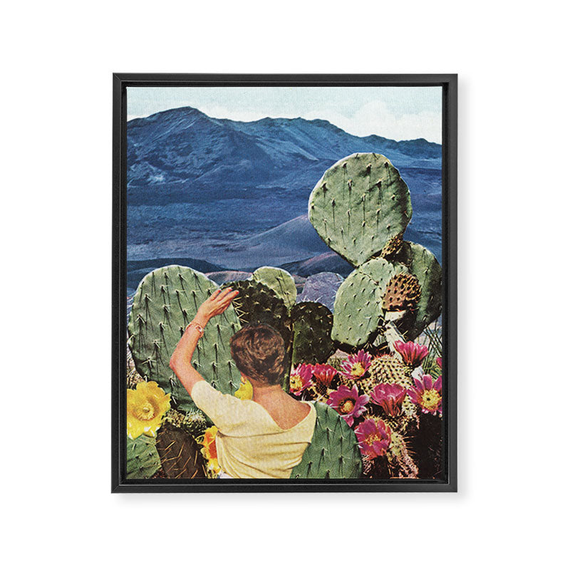 Curious Framed Canvas Print Gallery Image 8
