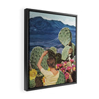 Curious Framed Canvas Print Gallery Image 2