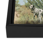 Desert Dots Framed Canvas Print Gallery Image 3