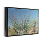 Desert Dots Framed Canvas Print Gallery Image 2