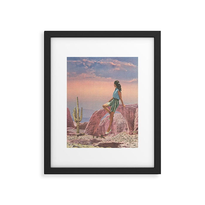 Desert Glow Framed Art Print Gallery Image 1