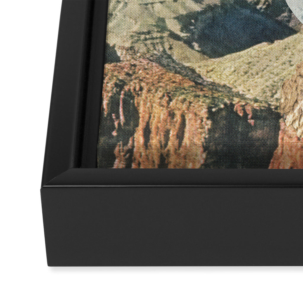 Desert Textures Framed Canvas Print Gallery Image 3