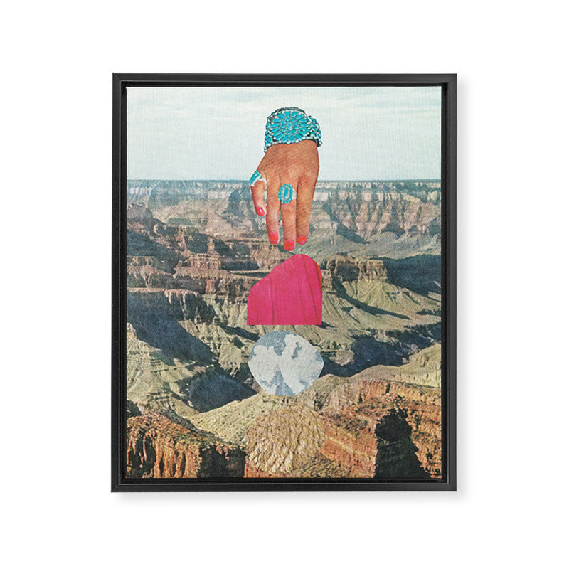Desert Textures Framed Canvas Print Gallery Image 6