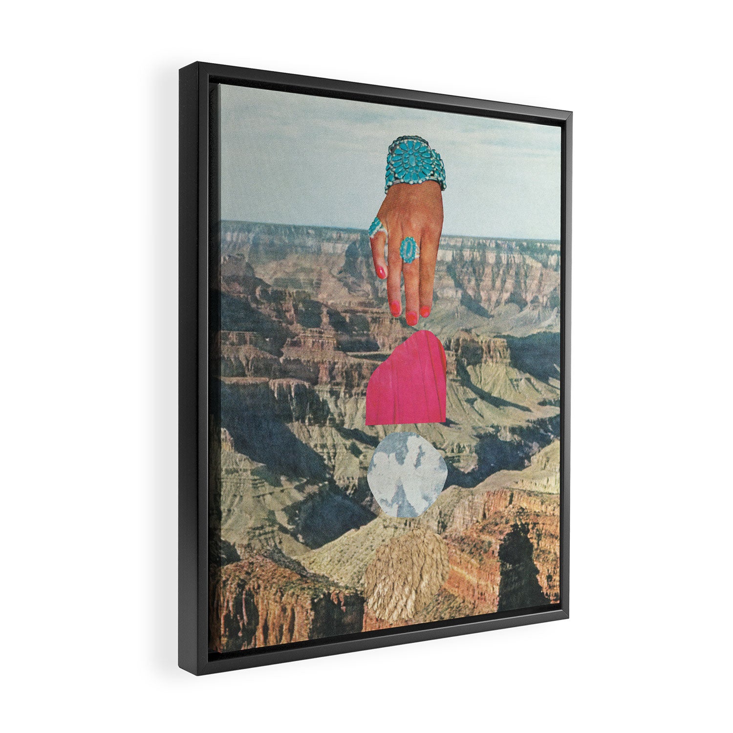 Desert Textures Framed Canvas Print Gallery Image 2