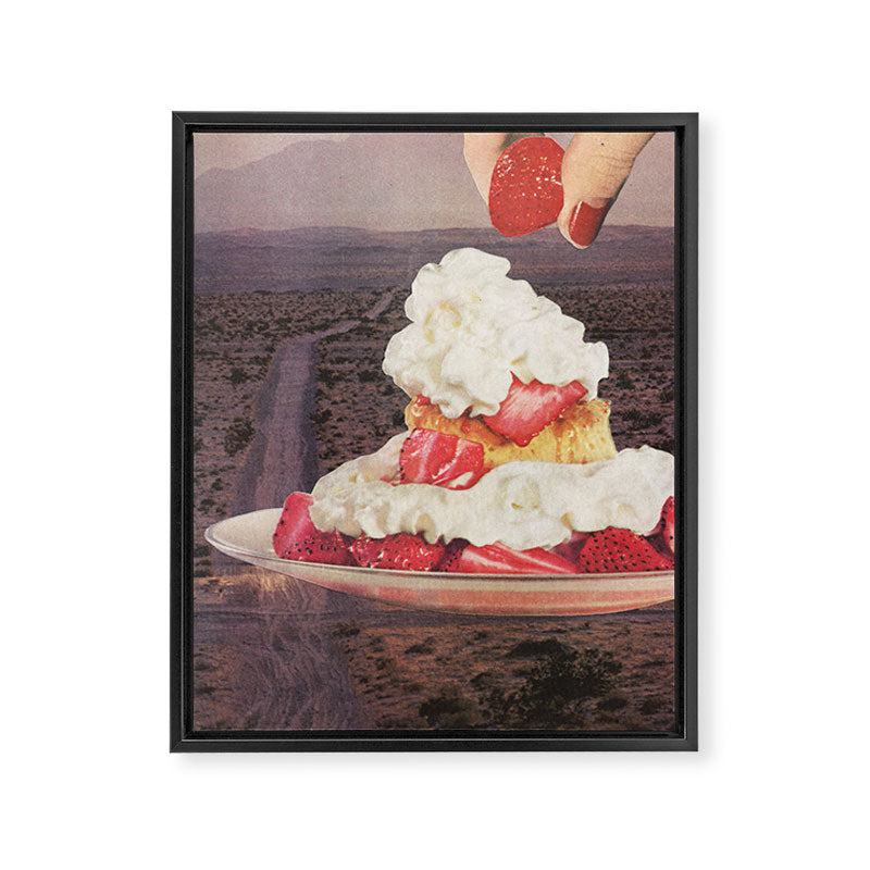 Des(s)ert Framed Canvas Print Gallery Image 6