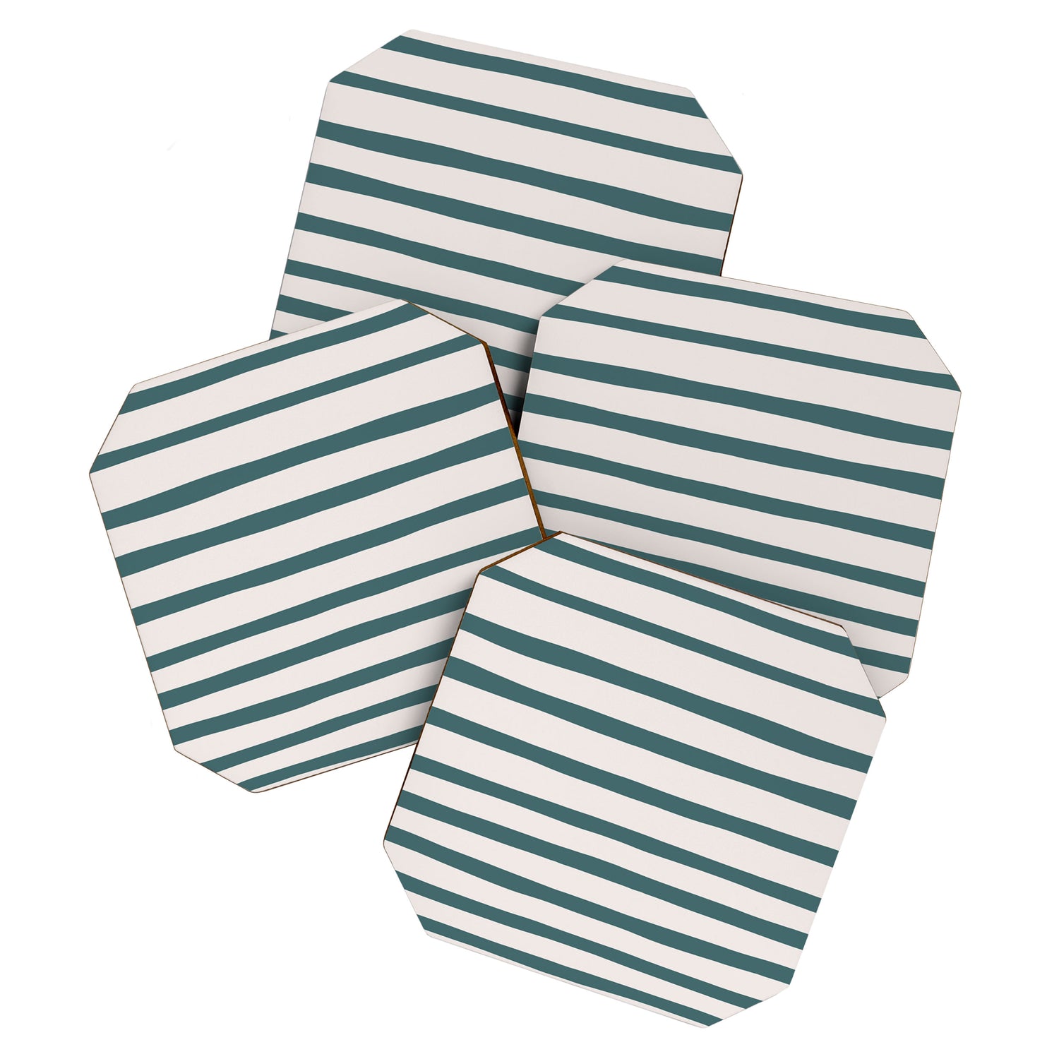 Evergreen Stripes Coaster Gallery Image 1
