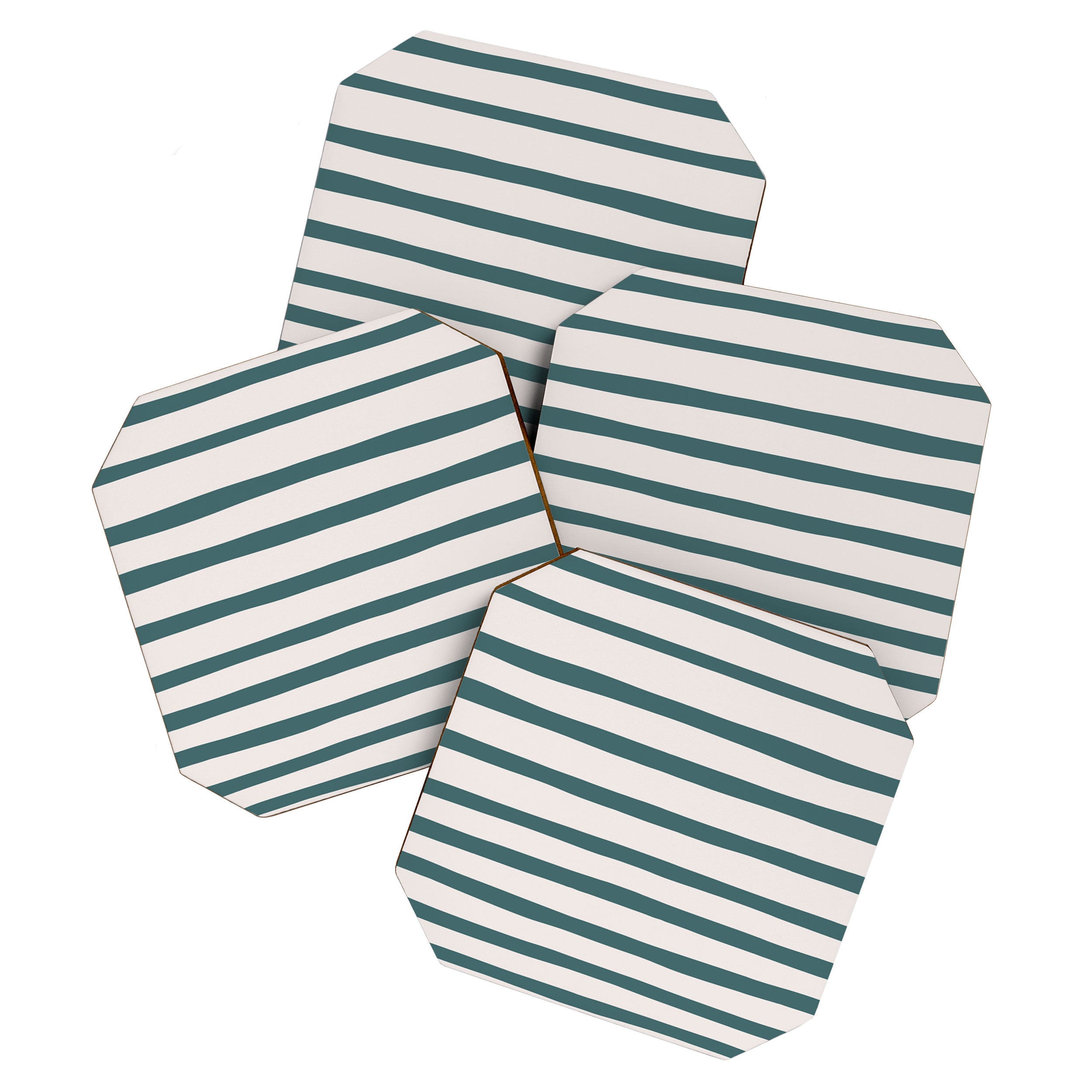 Evergreen Stripes Coaster Gallery Image 1