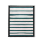 Evergreen Stripes Framed Canvas Print Gallery Image 8