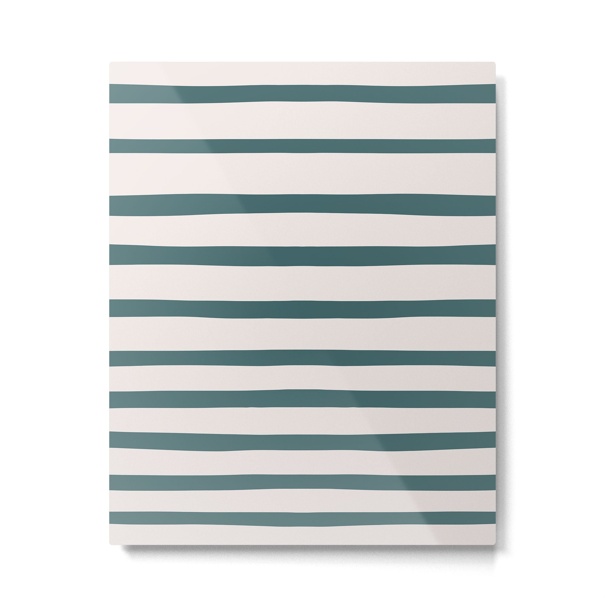 Evergreen Stripes Metal Print Gallery Image 6