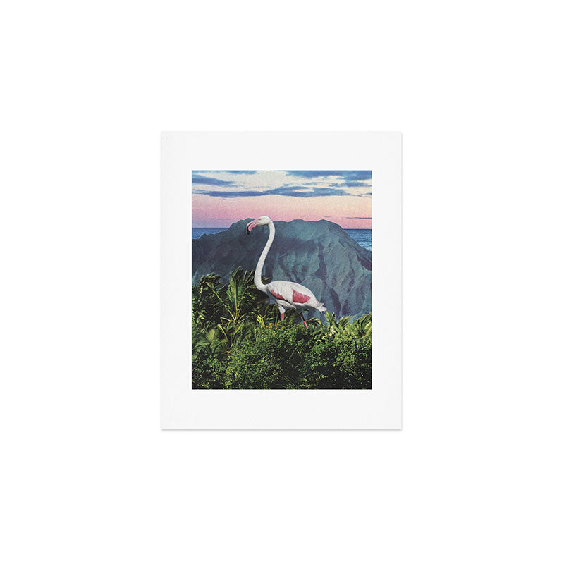 Flamingo Art Print Gallery Image 1