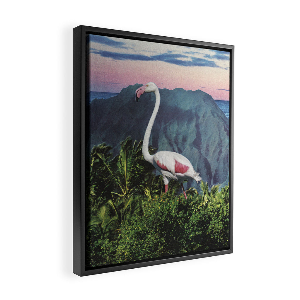 Flamingo Framed Canvas Print Gallery Image 2