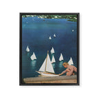 Harbor Framed Canvas Print Gallery Image 6