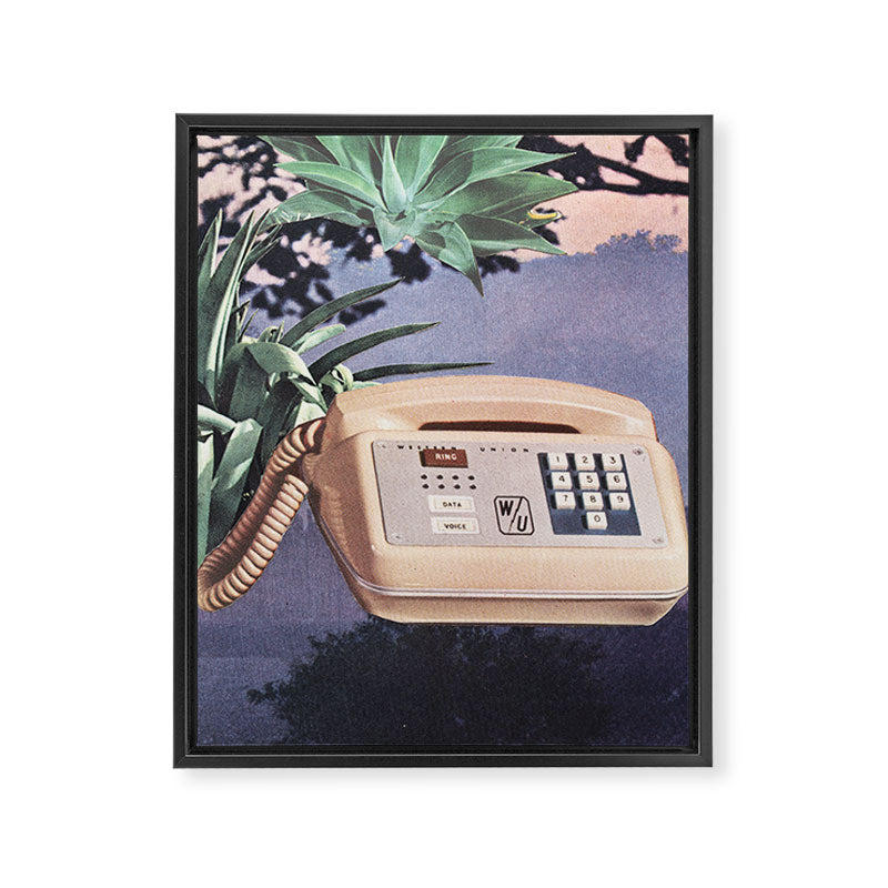 Late Nite Phone Talks Framed Canvas Print Gallery Image 8