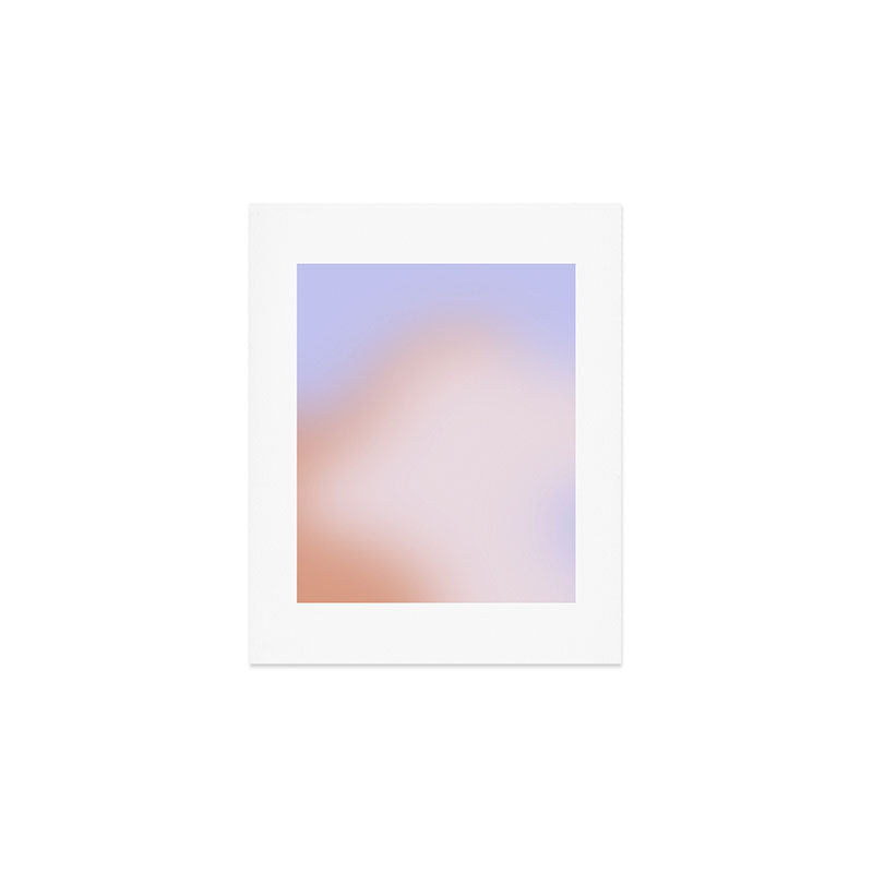 Pink Purple Gradient Art Print Gallery Image 1