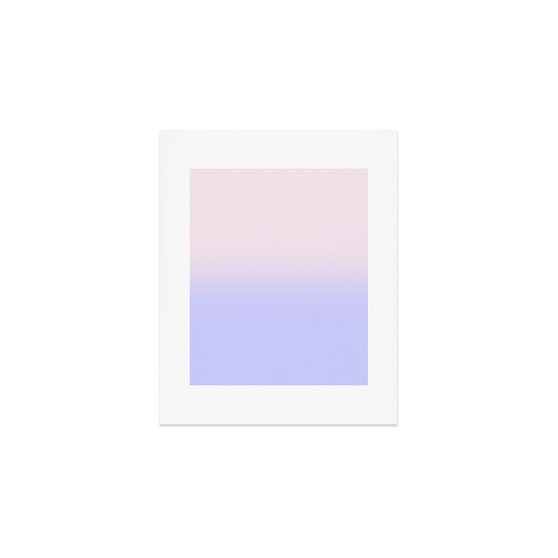 Pink Purple Ombre Gradient Art Print Gallery Image 1