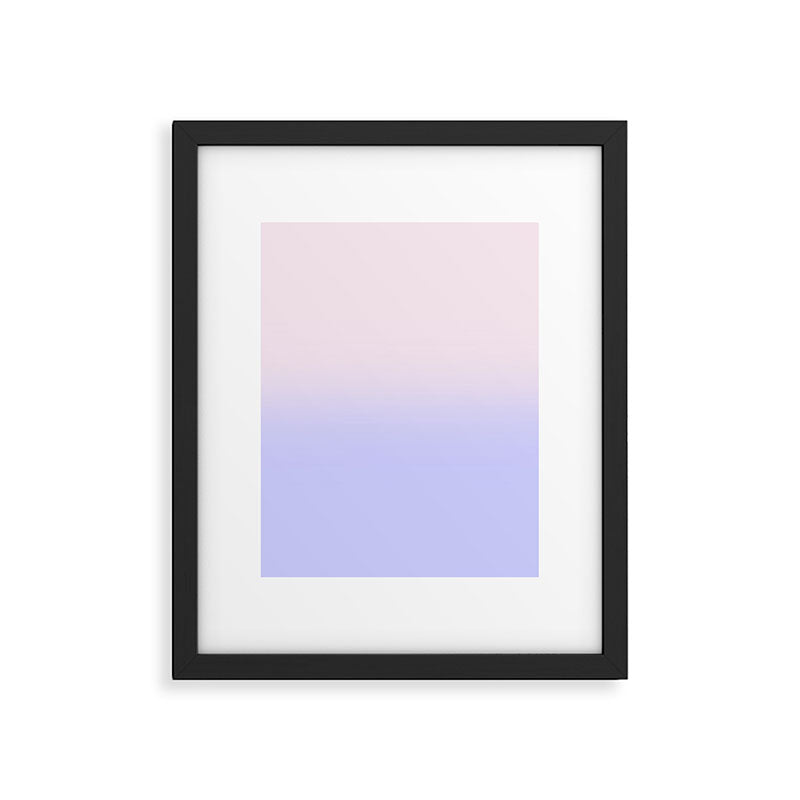 Pink Purple Ombre Gradient Framed Art Print Gallery Image 6