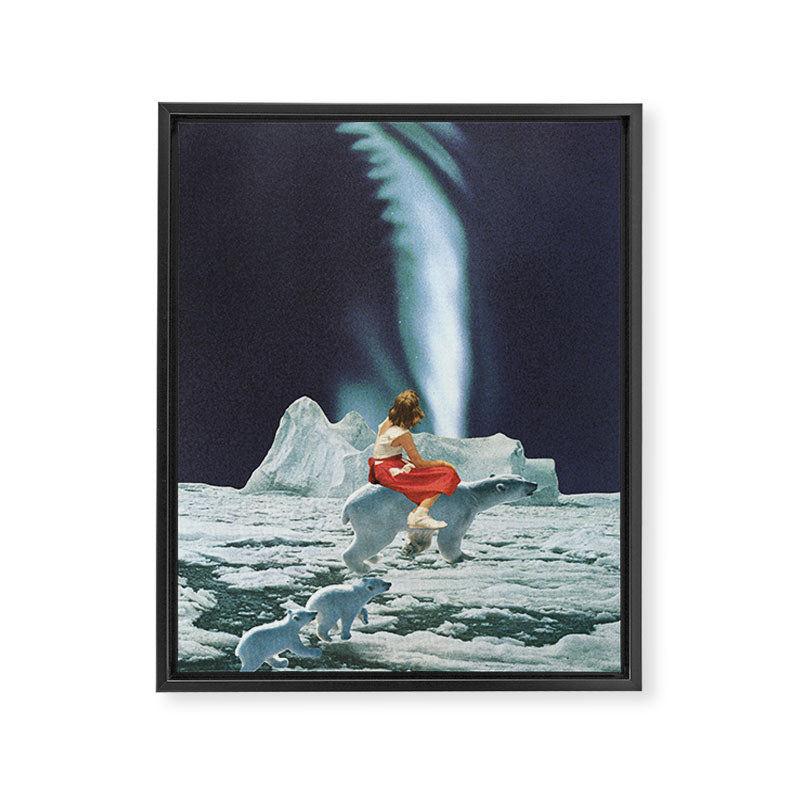 Polar Lights Framed Canvas Print Gallery Image 6