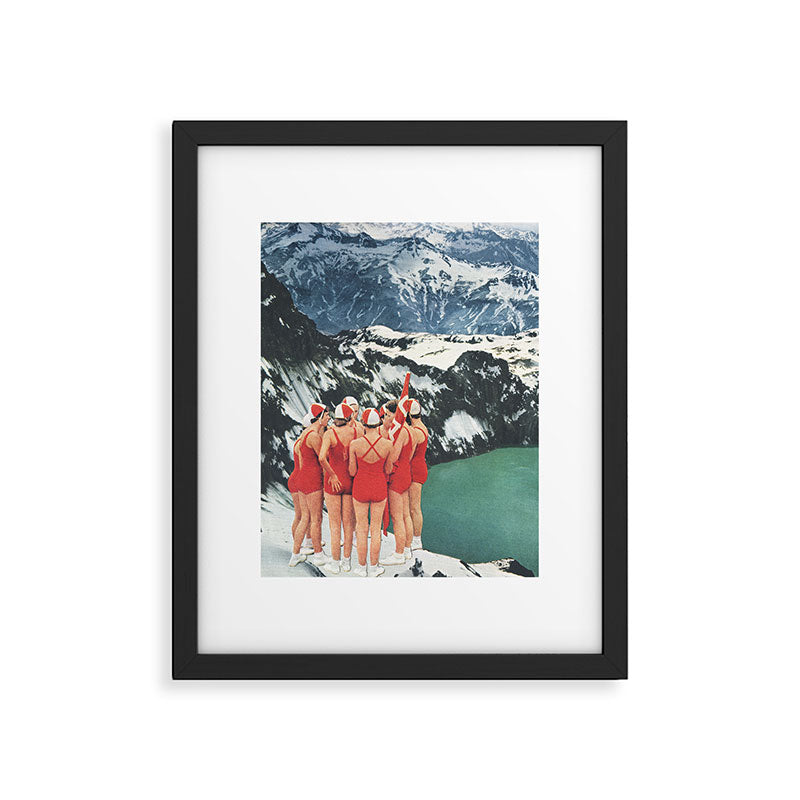 Polar Plunge Framed Art Print Gallery Image 4