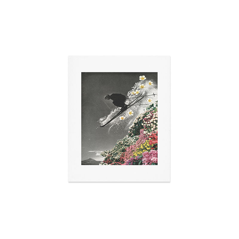Spring Skiing Art Print