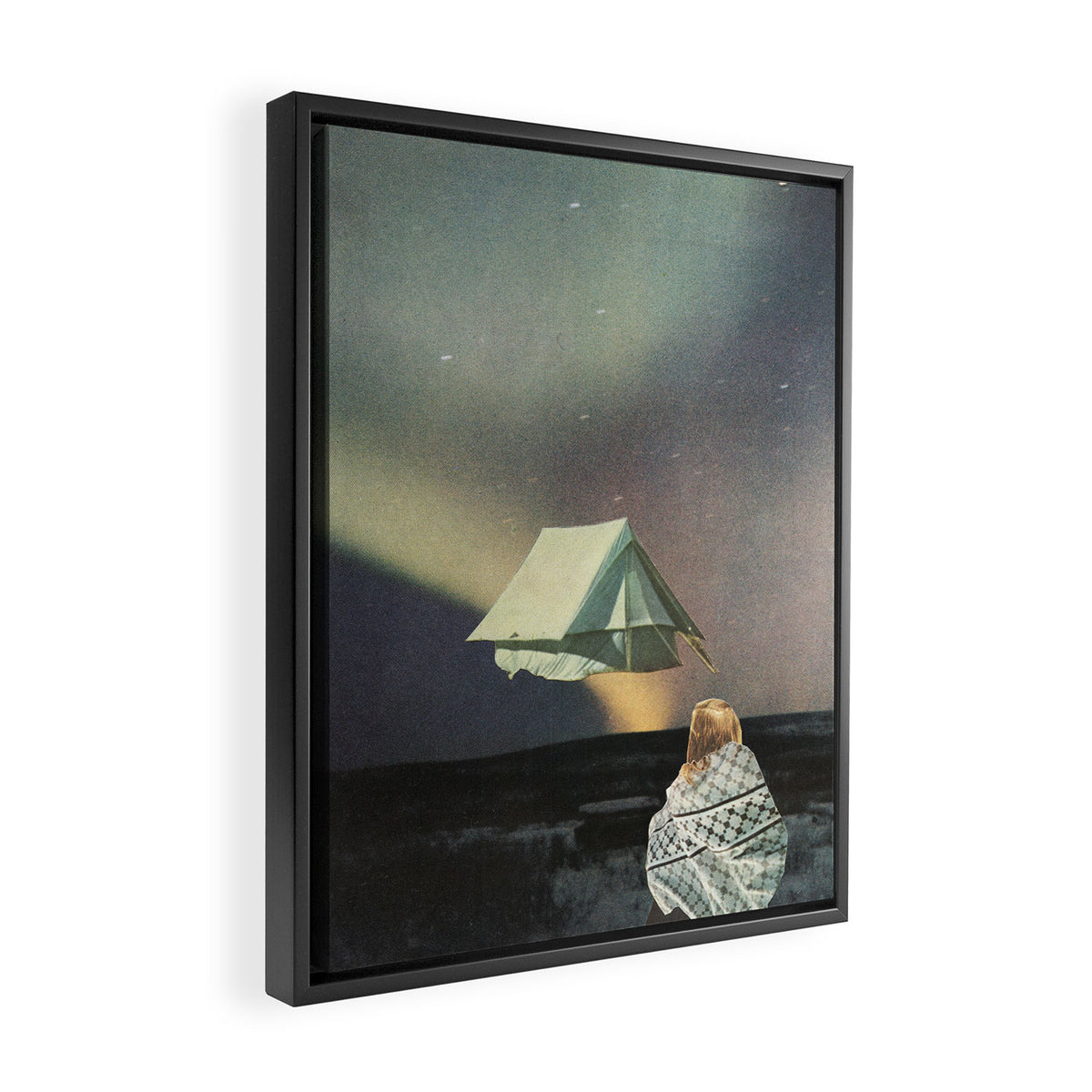 Tent Framed Canvas Print Gallery Image 2
