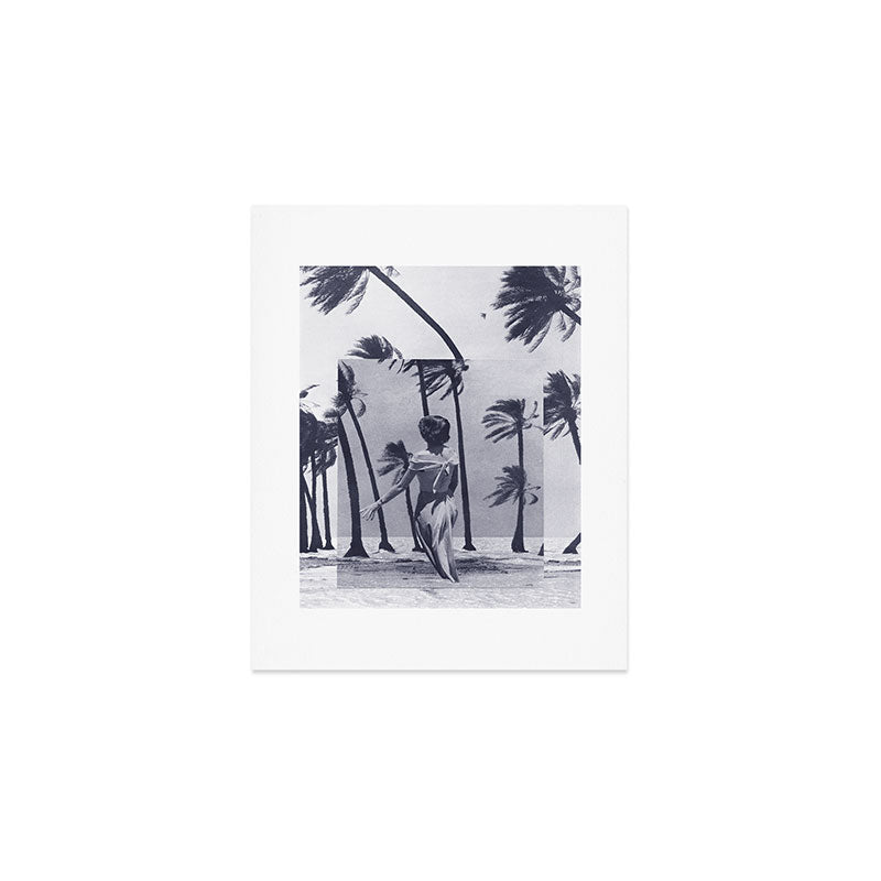 Tropical Storm in Purple Art Print Gallery Image 1