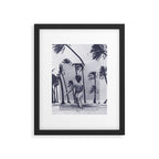 Tropical Storm in Purple Framed Art Print Gallery Image 5