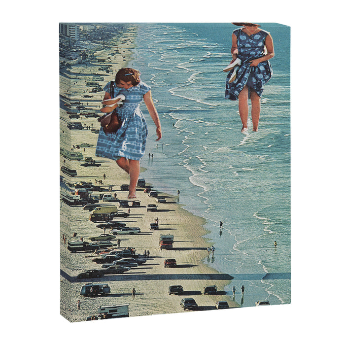 Walk on the Beach Canvas Print Gallery Image 1